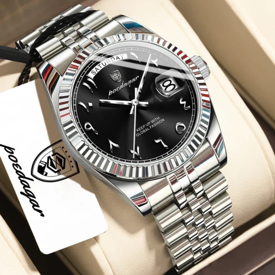 ⌚ Montre Homme Poedegar313 Élégance Premium – Style Intemporel