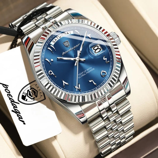⌚ Montre Homme Poedegar313 Élégance Premium – Style Intemporel