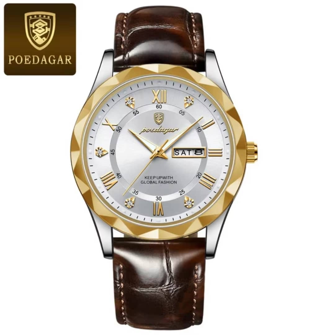Montre homme POEDAGAR – Élégance et luxe au poignet