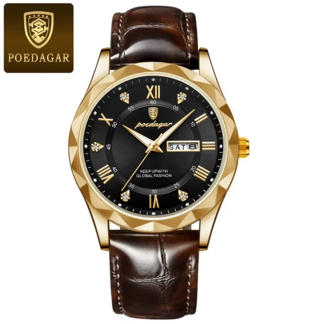 Montre homme POEDAGAR – Élégance et luxe au poignet