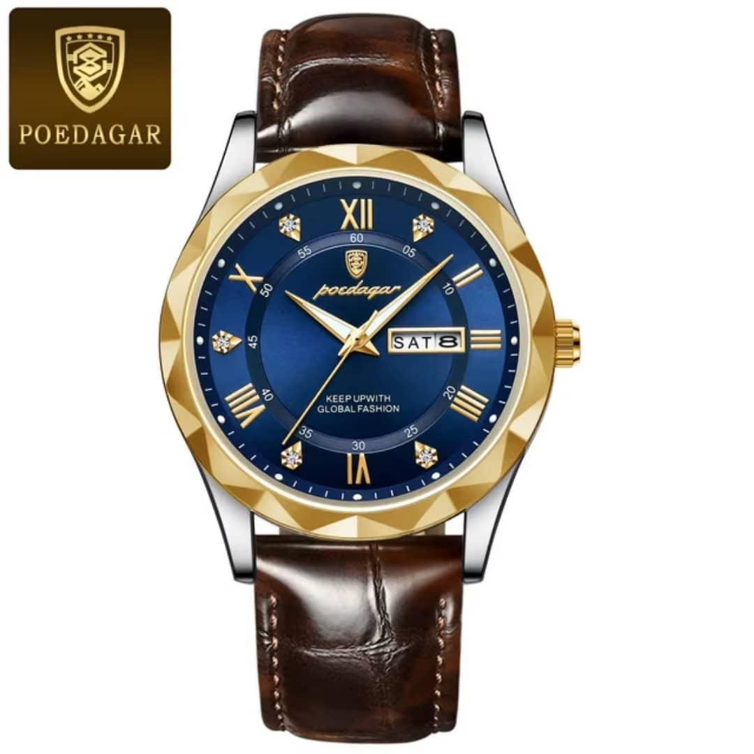 Montre homme POEDAGAR – Élégance et luxe au poignet