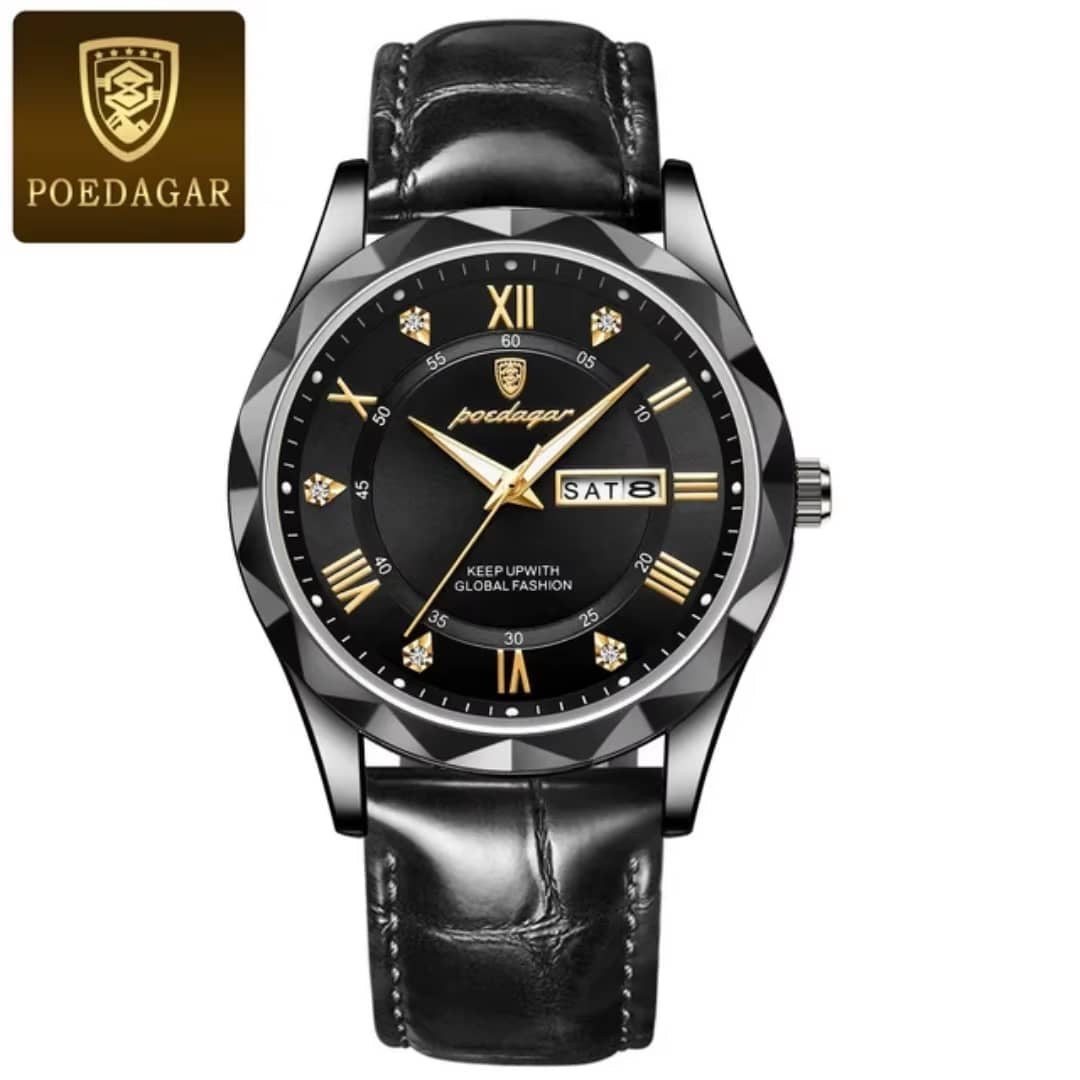 Montre homme POEDAGAR – Élégance et luxe au poignet